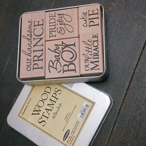 🔹️Handsome Prince wood stamp set